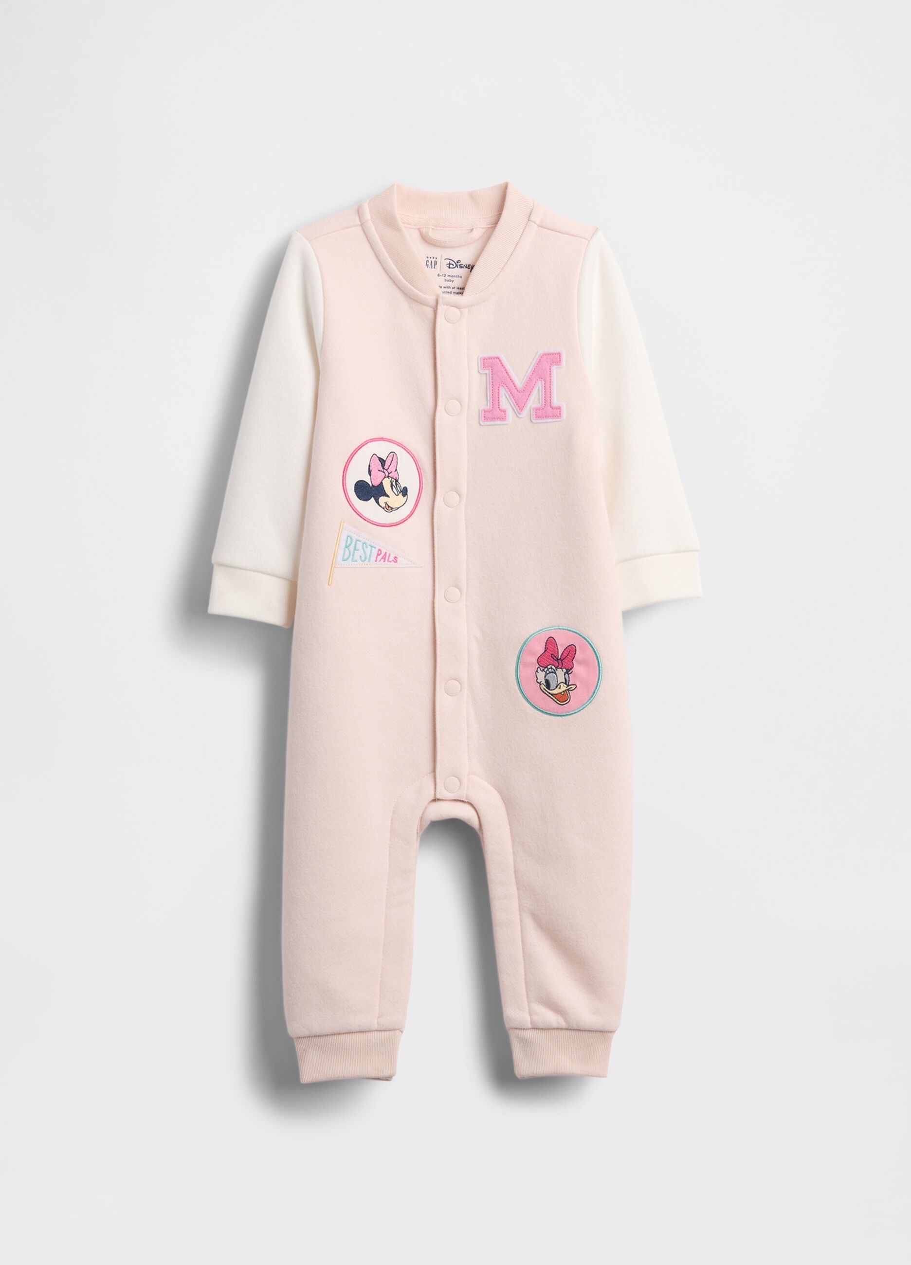 Tutina rosa unisex con ricami Disney