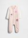 Unisex pink overalls with Disney embroidery_0