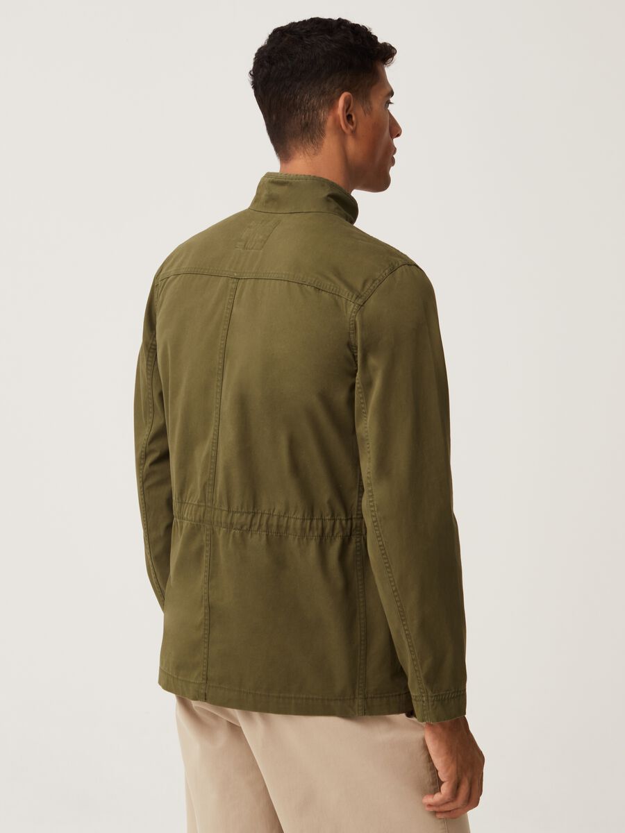 Cotton safari jacket Man_2