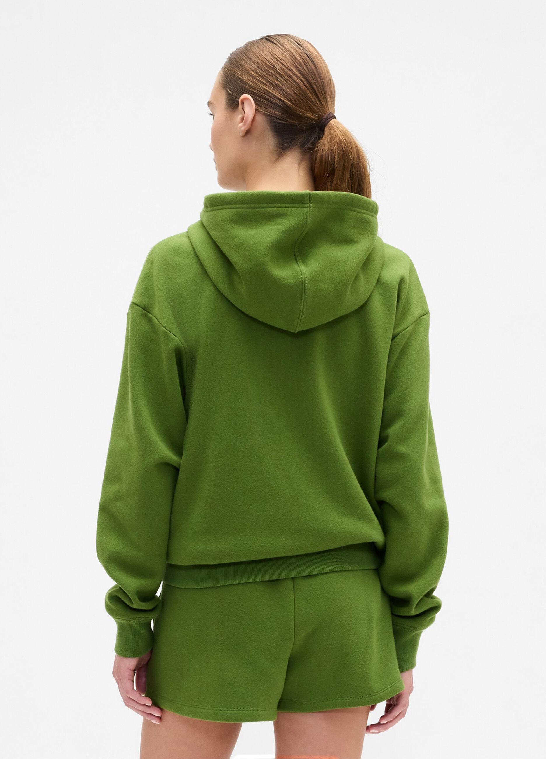 Green Full-Zip Hoodie