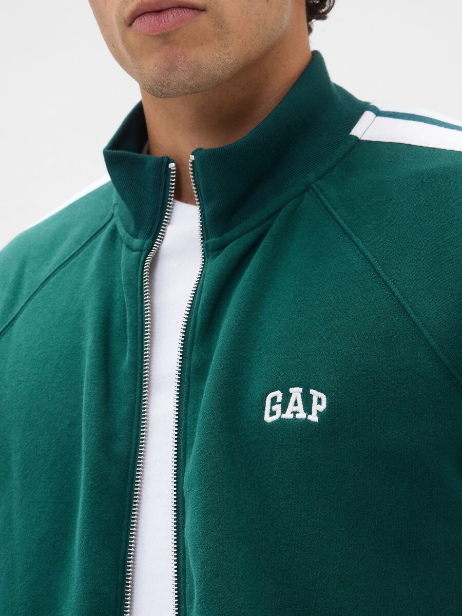 Green Full Zip Hoodie Man_3