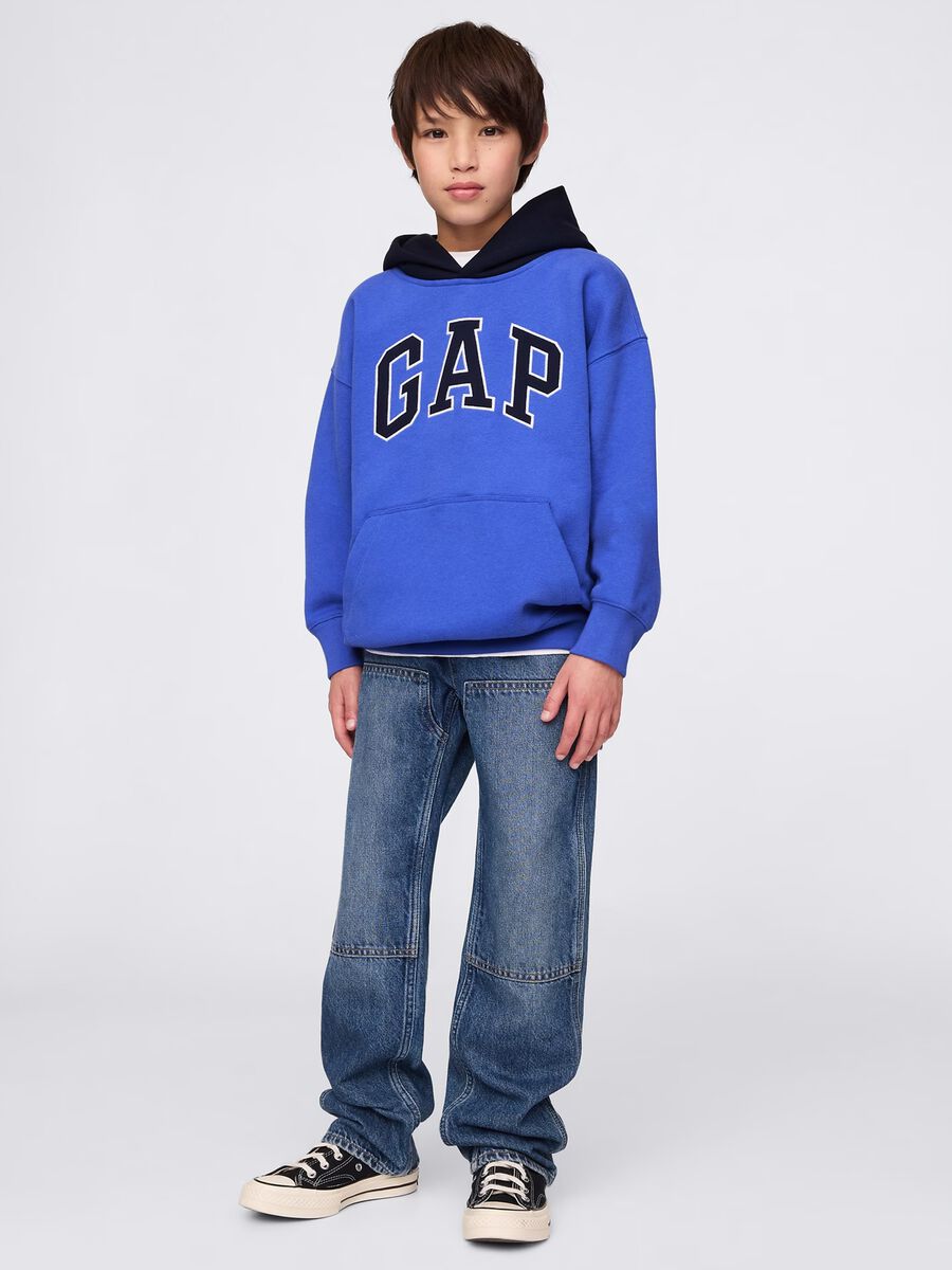 Blue Hoodie with GAP Logo Boy_1