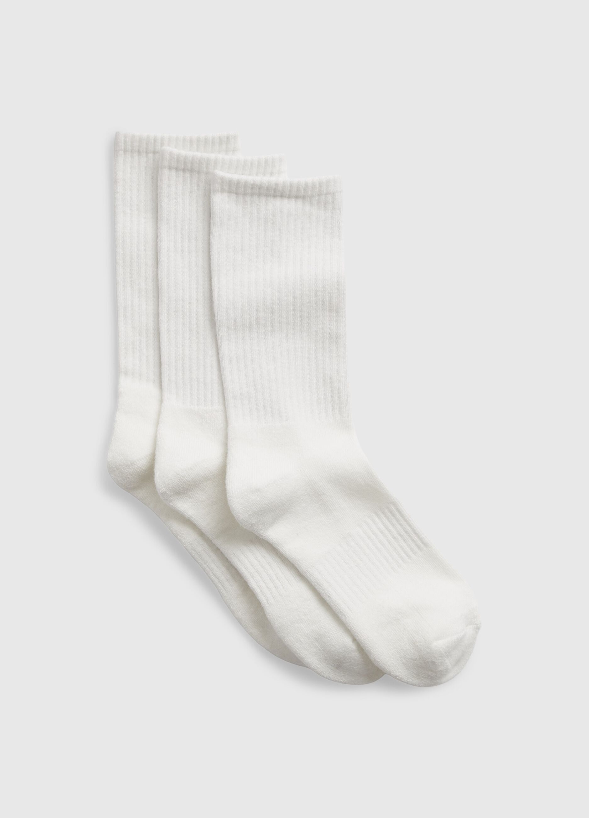 Three-pair pack short stretch socks