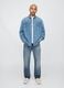 Regular blue jeans in cotton and Lyocell blend_0