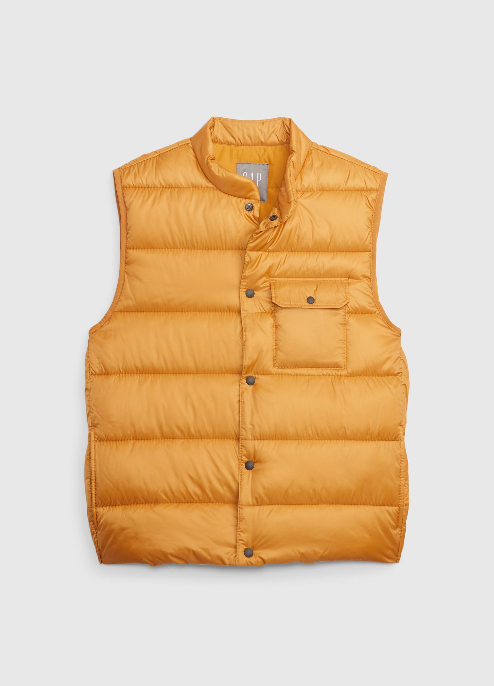 Quilted gilet with buttons_3
