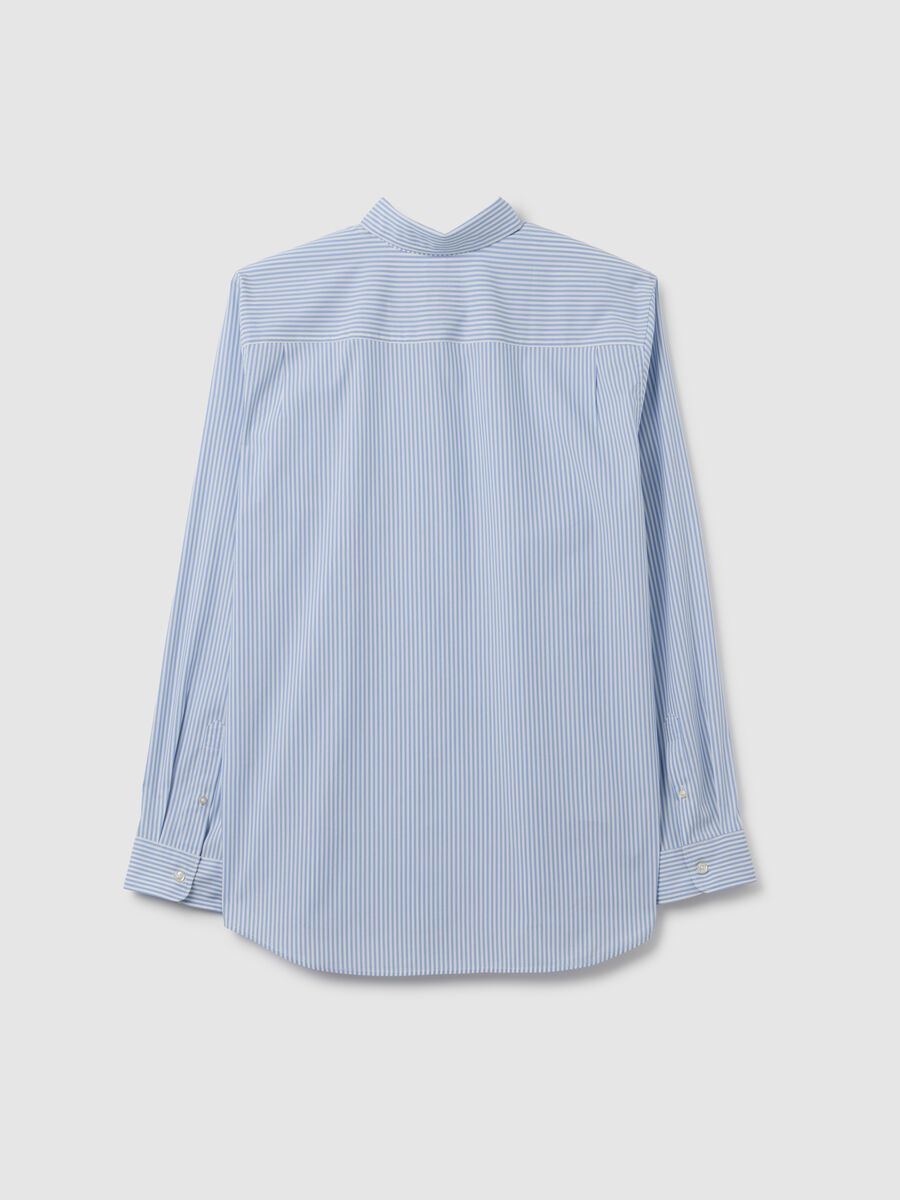 Camicia regular fit in popeline a righe Coolmax® Uomo_2
