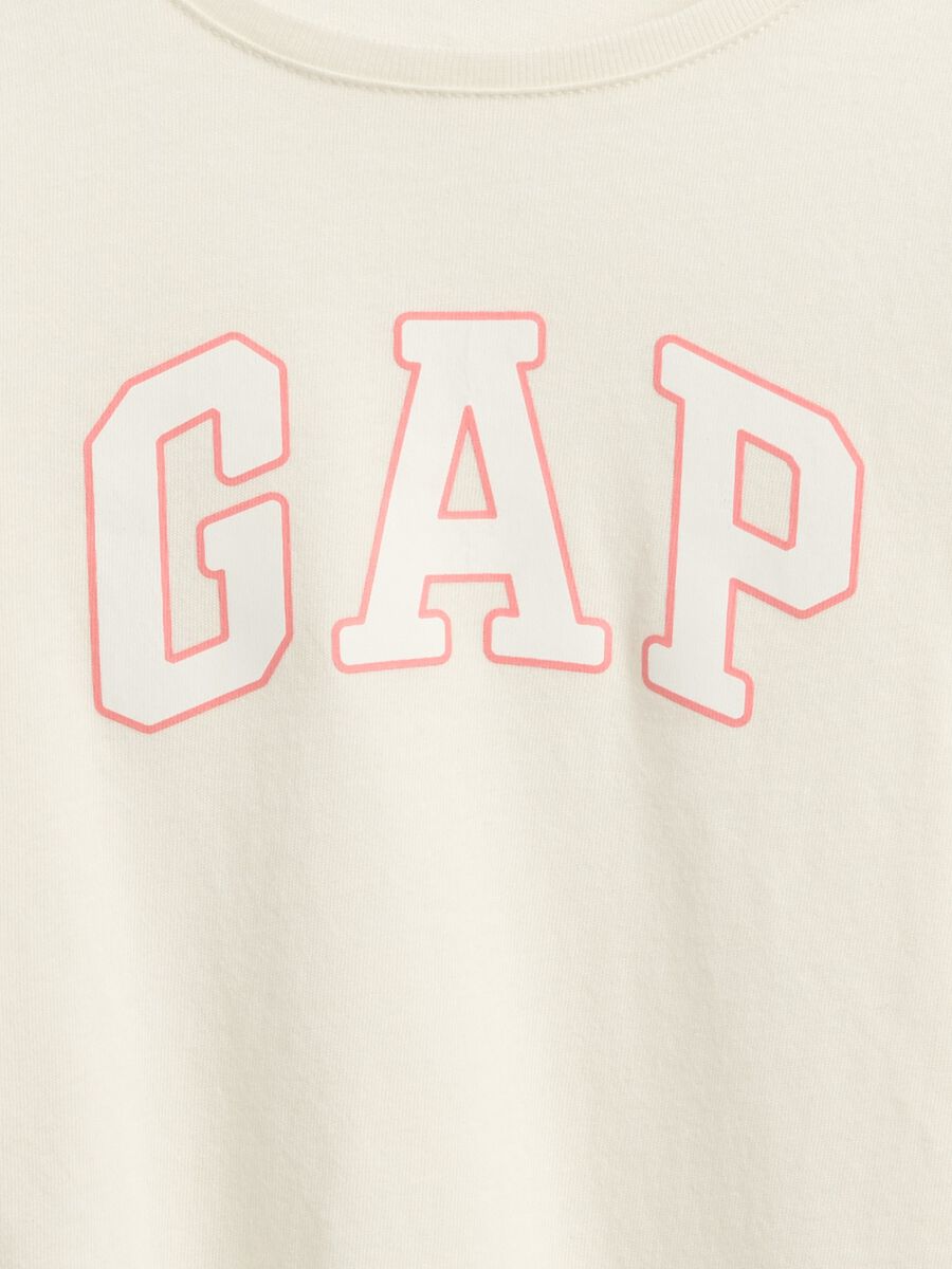 White Long Sleeve Cotton Top Girl_2