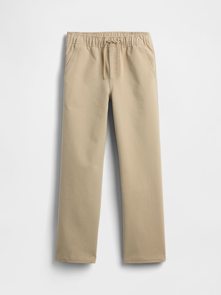 Pantaloni beige regular elasticizzati Bambino_3