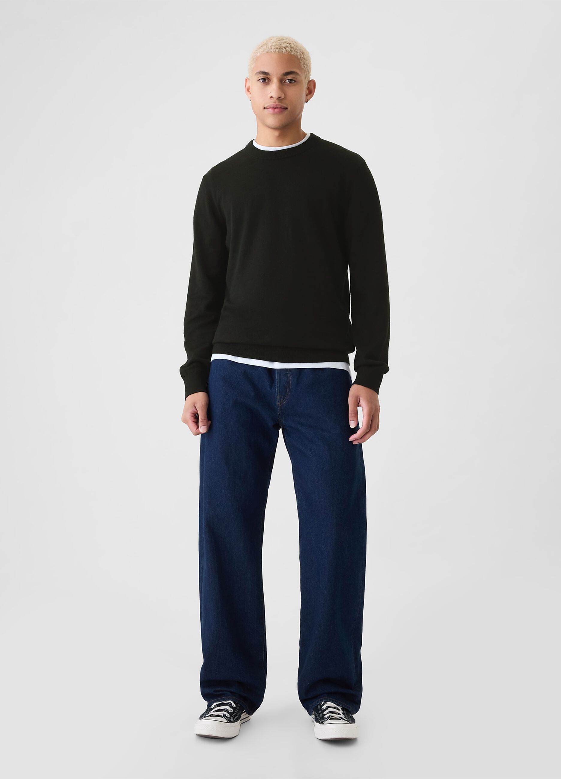 Pullover con scollo rotondo_1