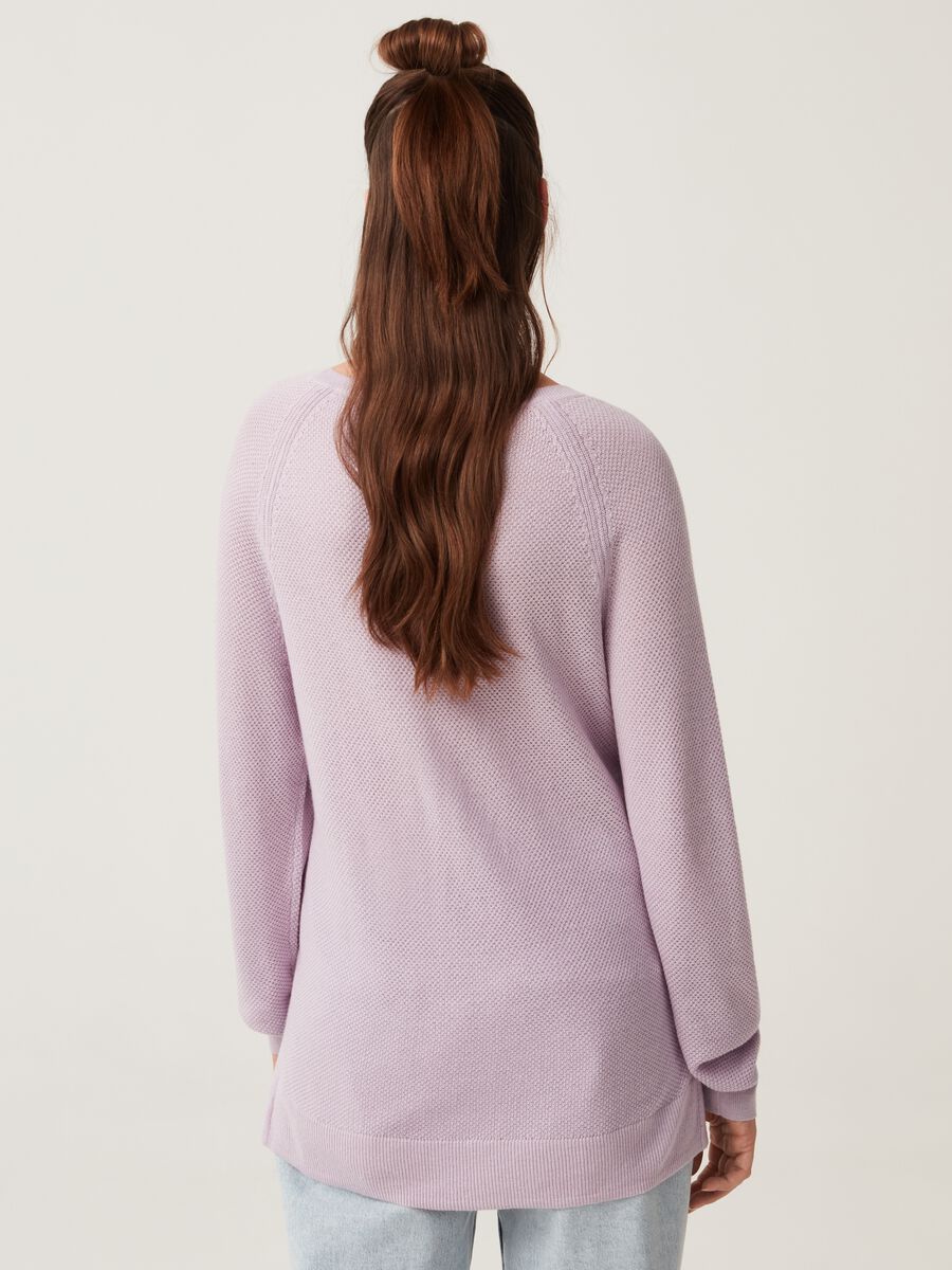 Long pullover with raglan sleeves Woman_2
