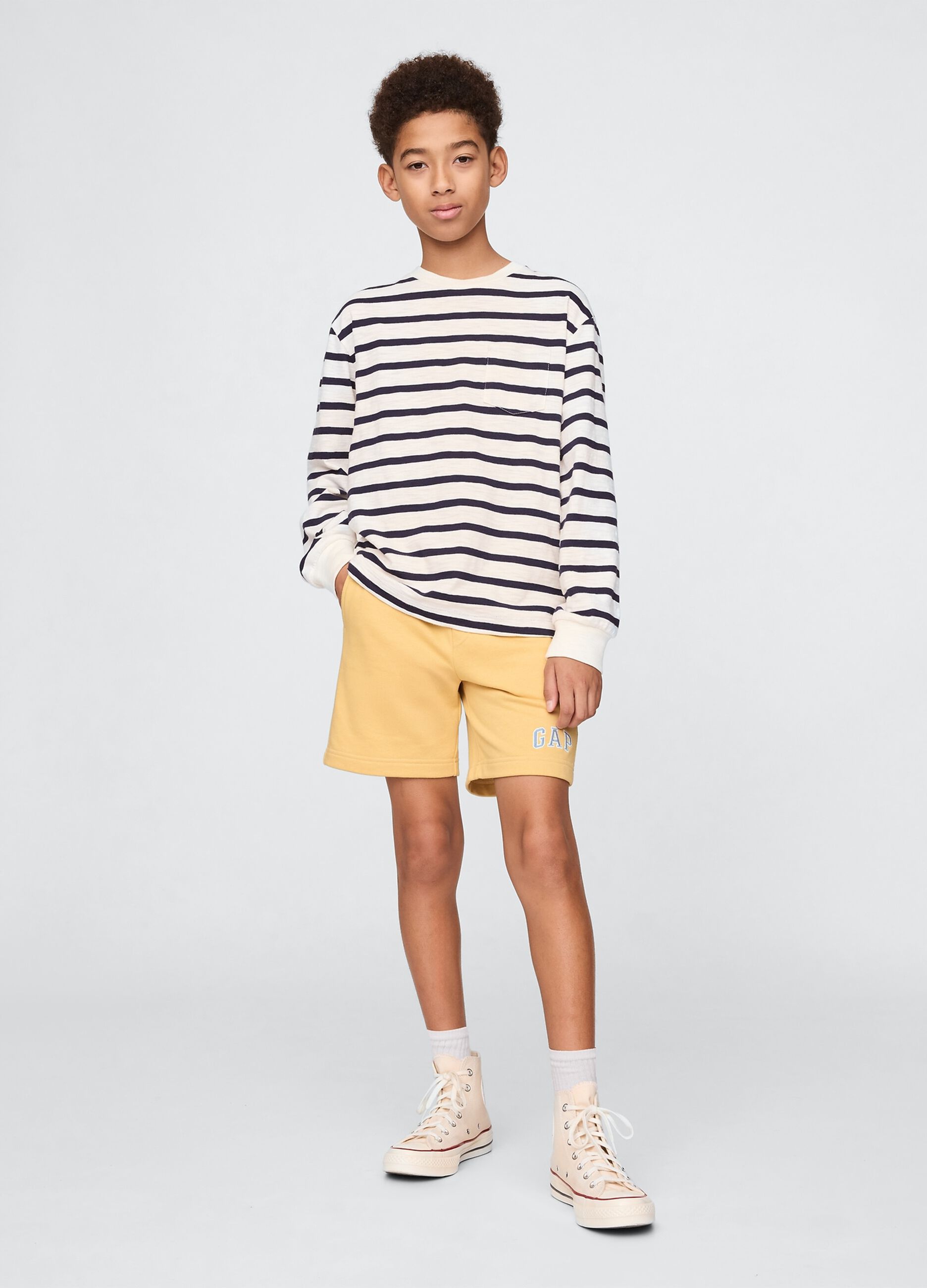 Shorts gialli GAP Kids in misto cotone