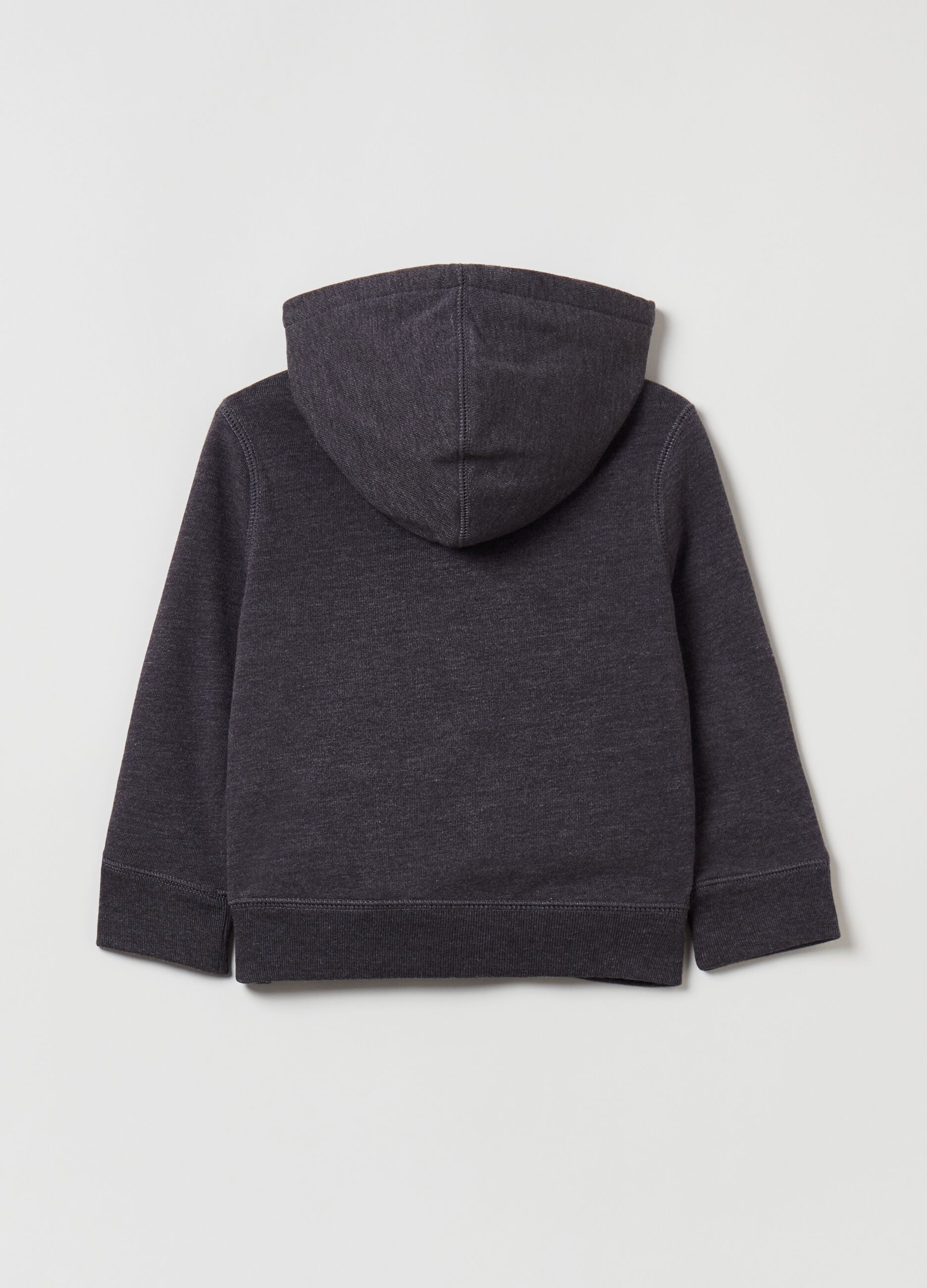 Full-zip plush hoodie_1