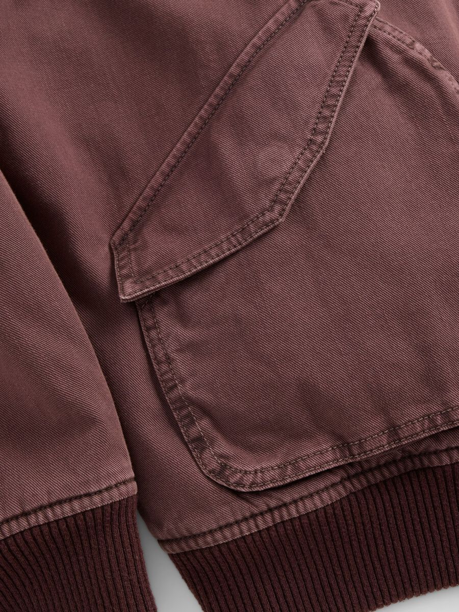 Giacca marrone in puro cotone Uomo_4