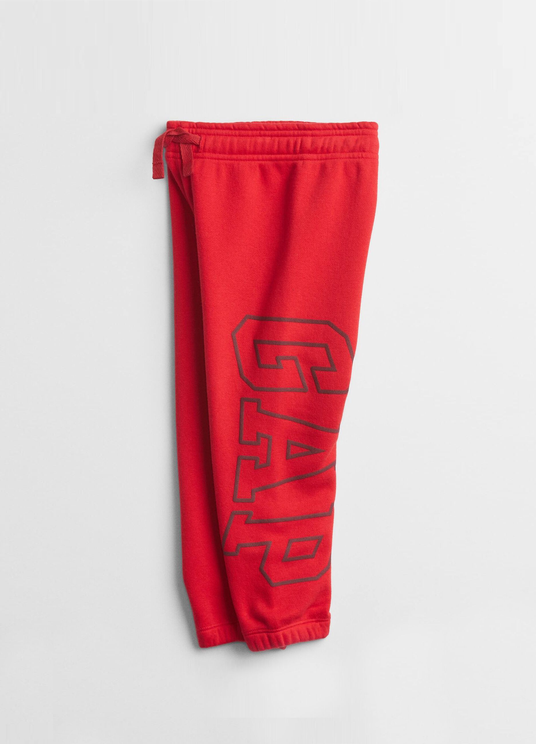 Joggers with drawstring and logo print_1