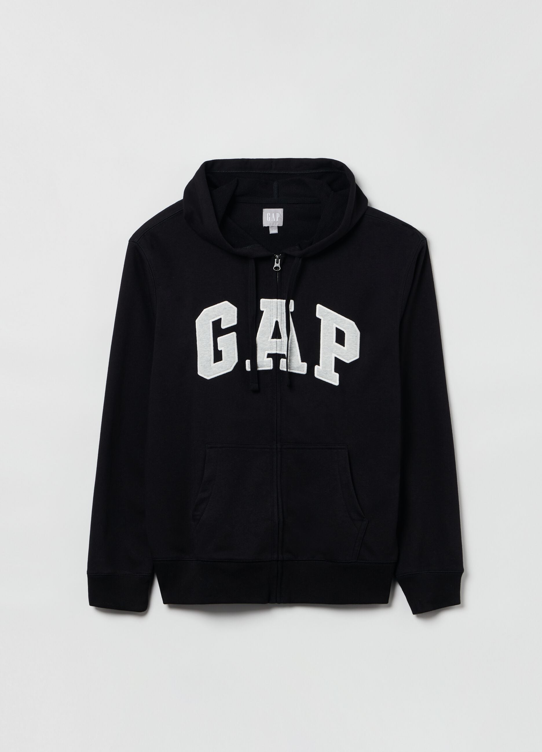 Full-zip in French Terry con cappuccio e logo GAP