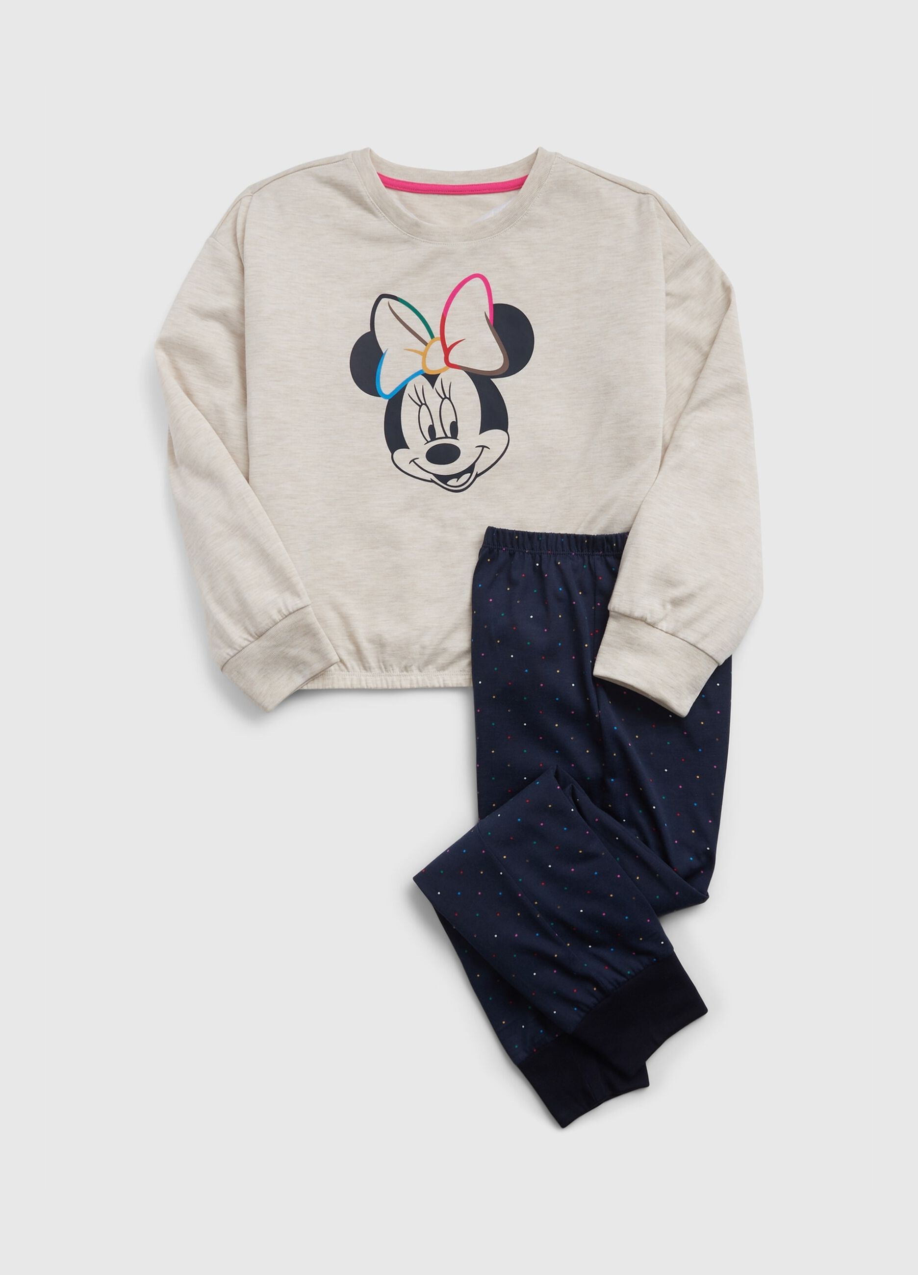 Long pyjamas with Disney Minnie Mouse print