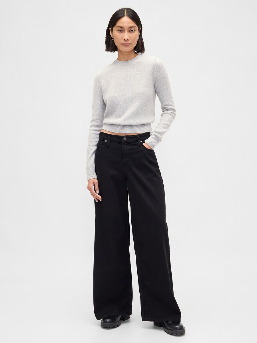 Maglione CashSoft in misto cotone Donna_2