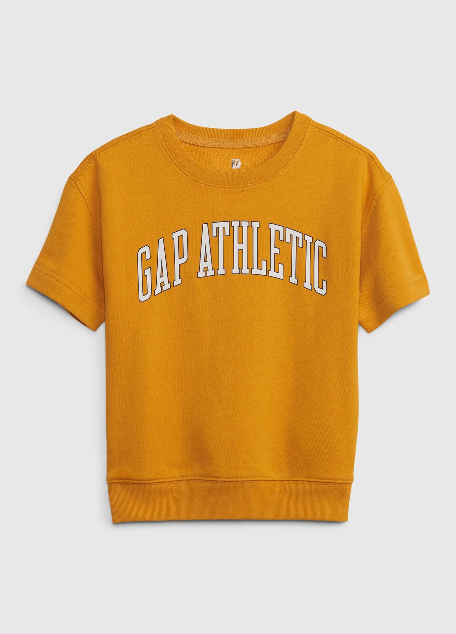 Short-sleeved sweatshirt with Athletic logo