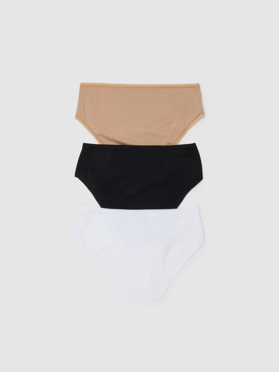 Tripack culotte in cotone bio stretch Donna_0