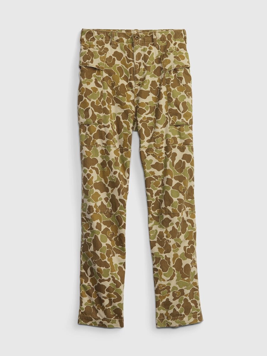 Pantaloni cargo camouflage Uomo_3
