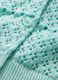 Green cardigan with openwork design_4