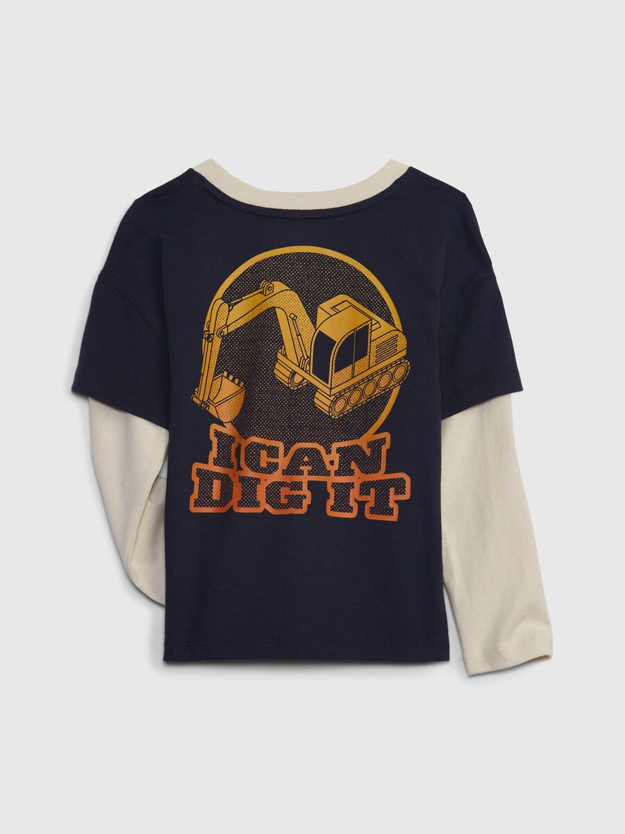 Long-sleeved T-shirt with print Baby Boy_1