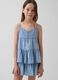 Top denim in puro cotone_0