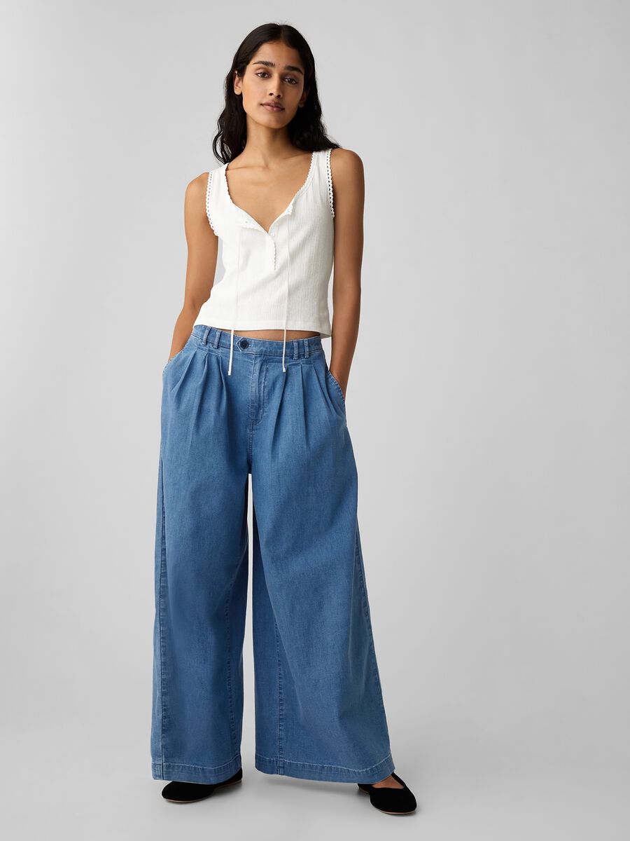 GAP for DÔEN pointelle tank top Woman_0