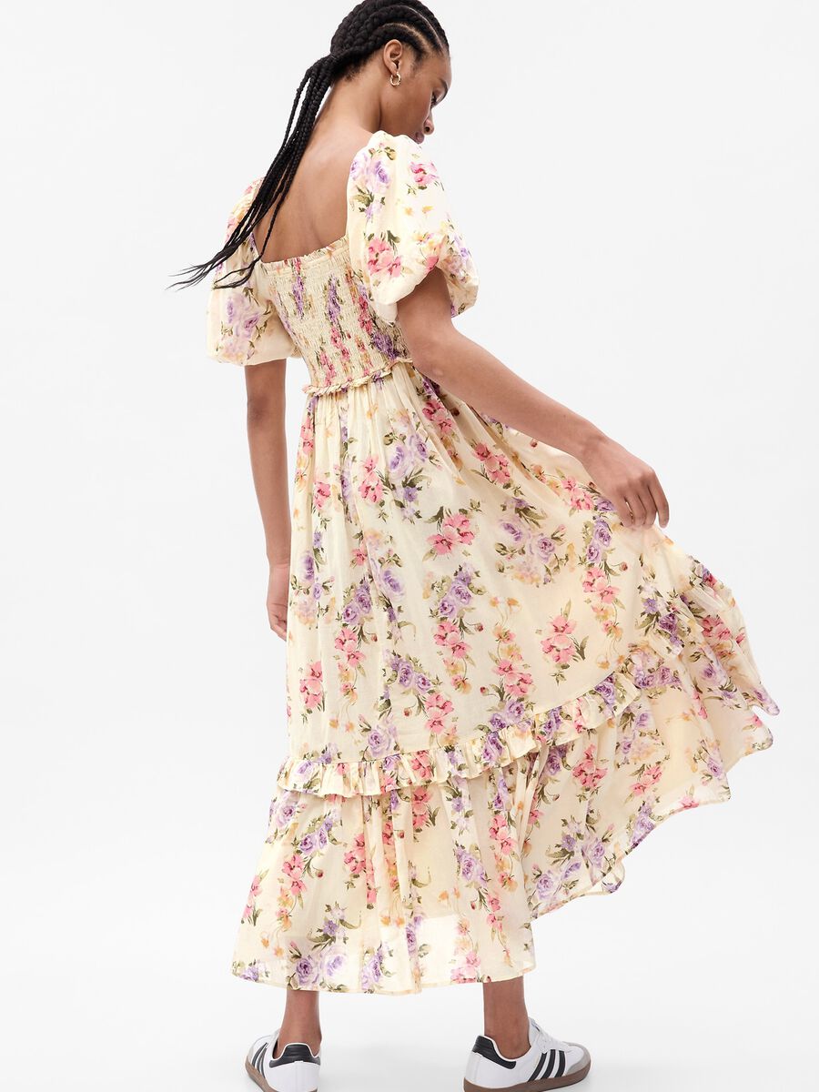 LoveShackFancy long dress with floral pattern Woman_1