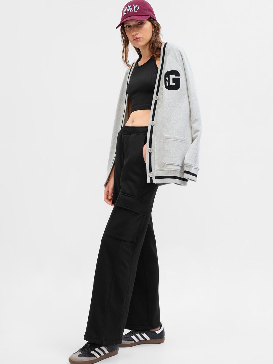 Joggers cargo in felpa Donna_0