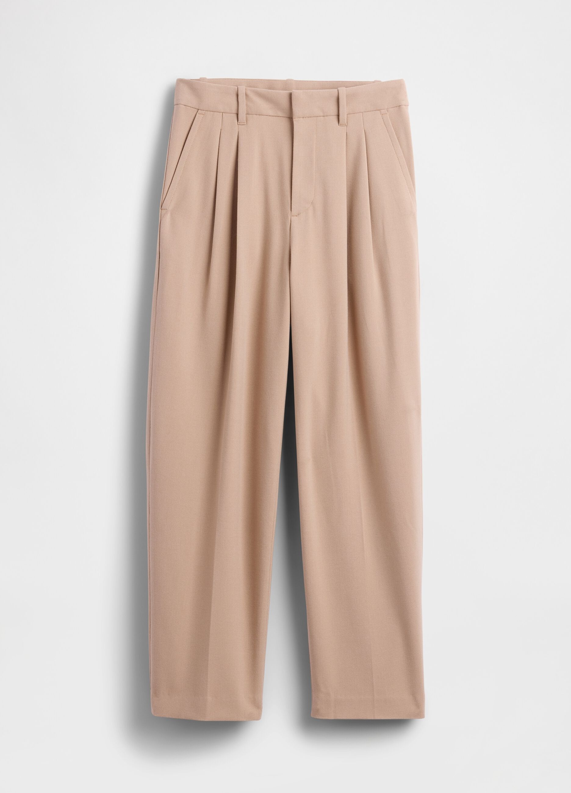 Pantaloni beige elasticizzati_6