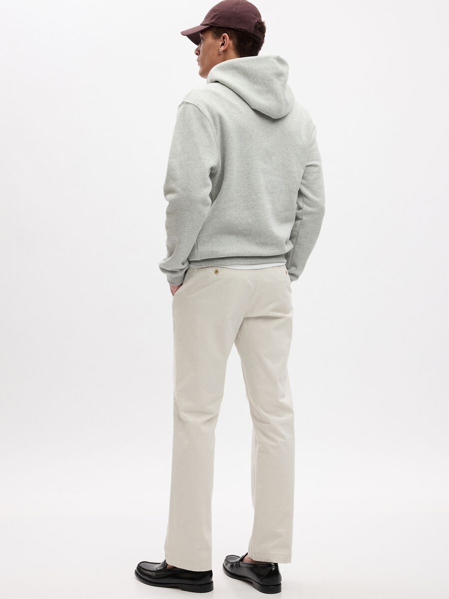 Straight-fit trousers in stretch cotton Man_2