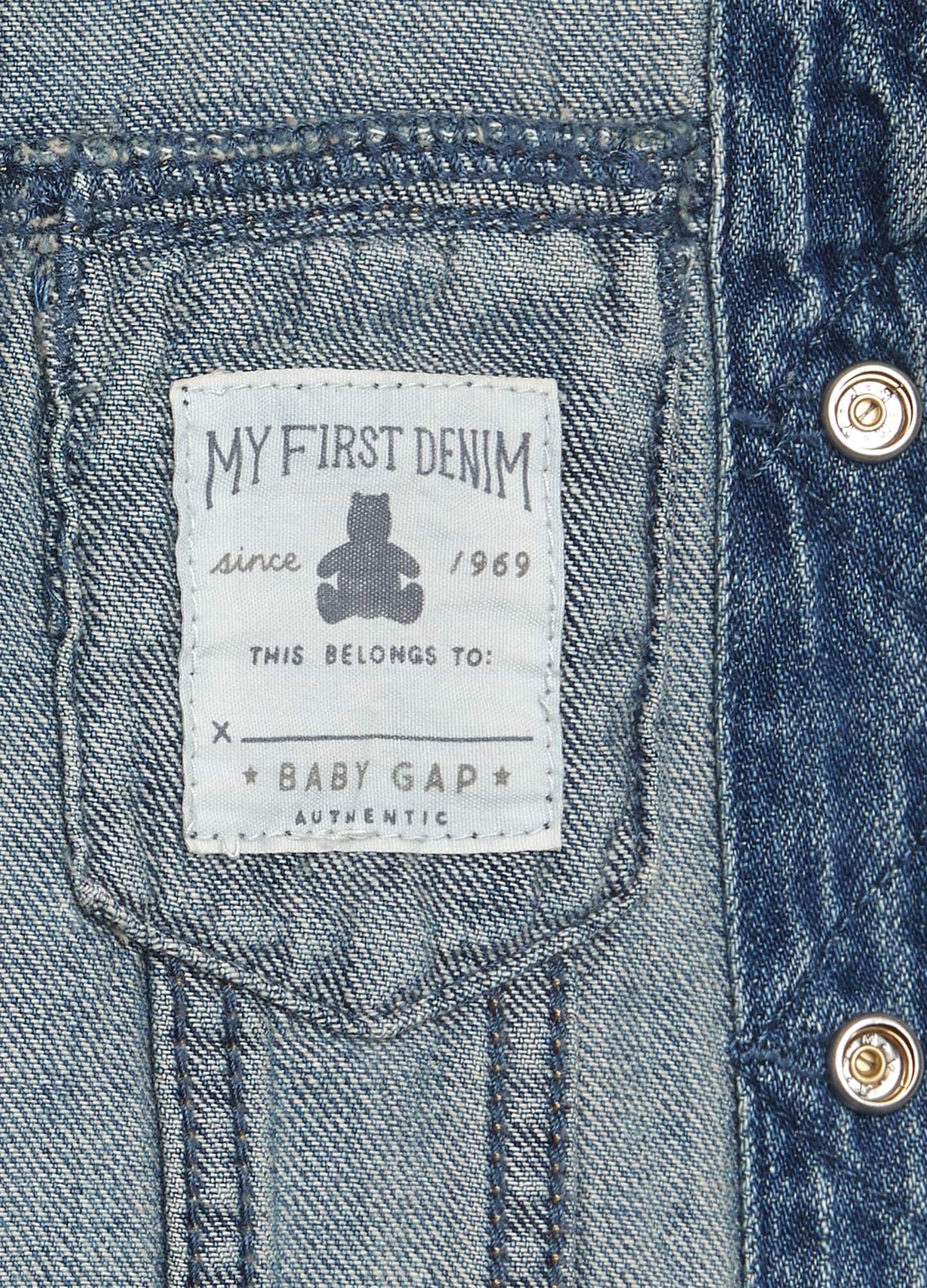 Jacket in 100% cotton denim