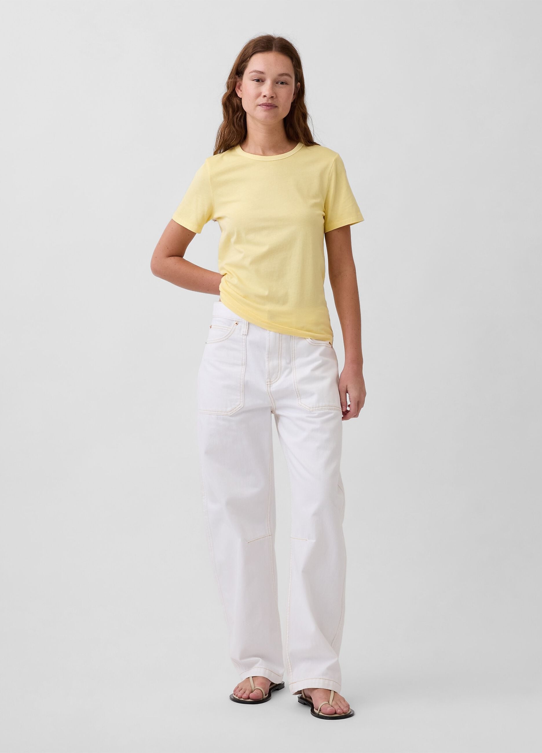 Short-sleeve pure cotton T-shirt