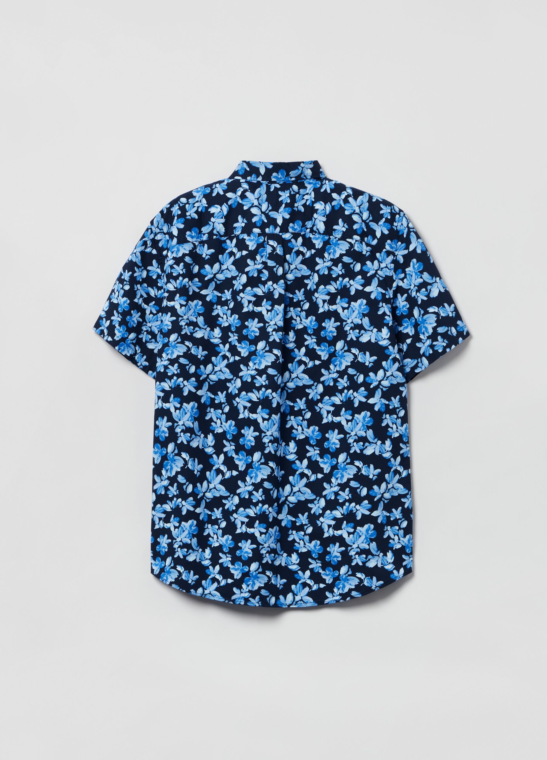 Poplin shirt with short sleeves_2