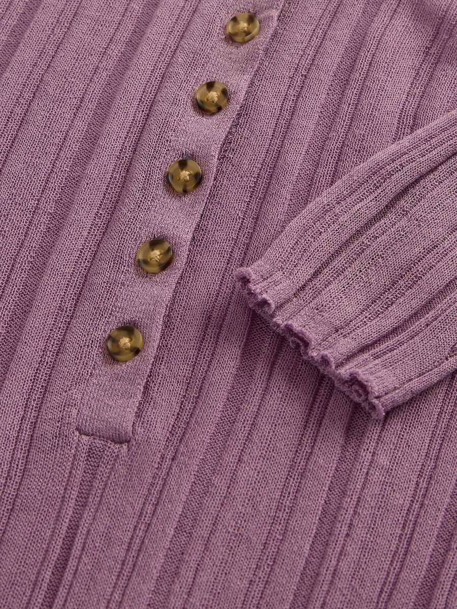 Purple acrylic blend jumper Woman_5