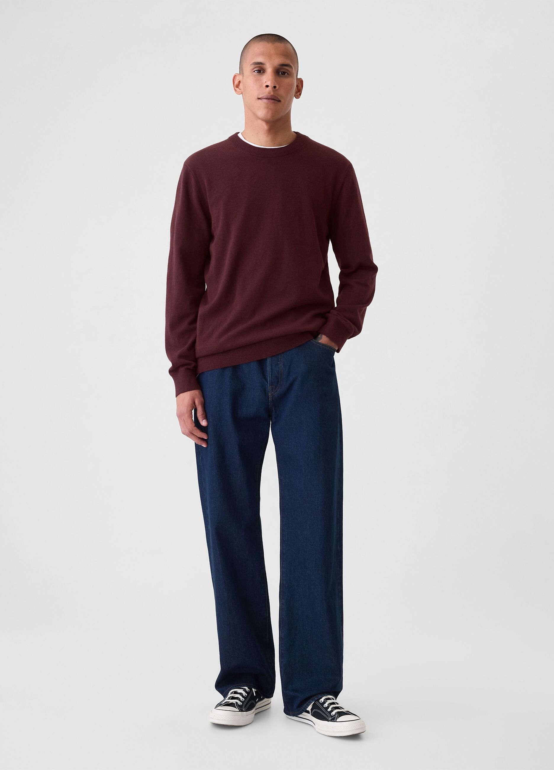 Pullover con scollo rotondo_1