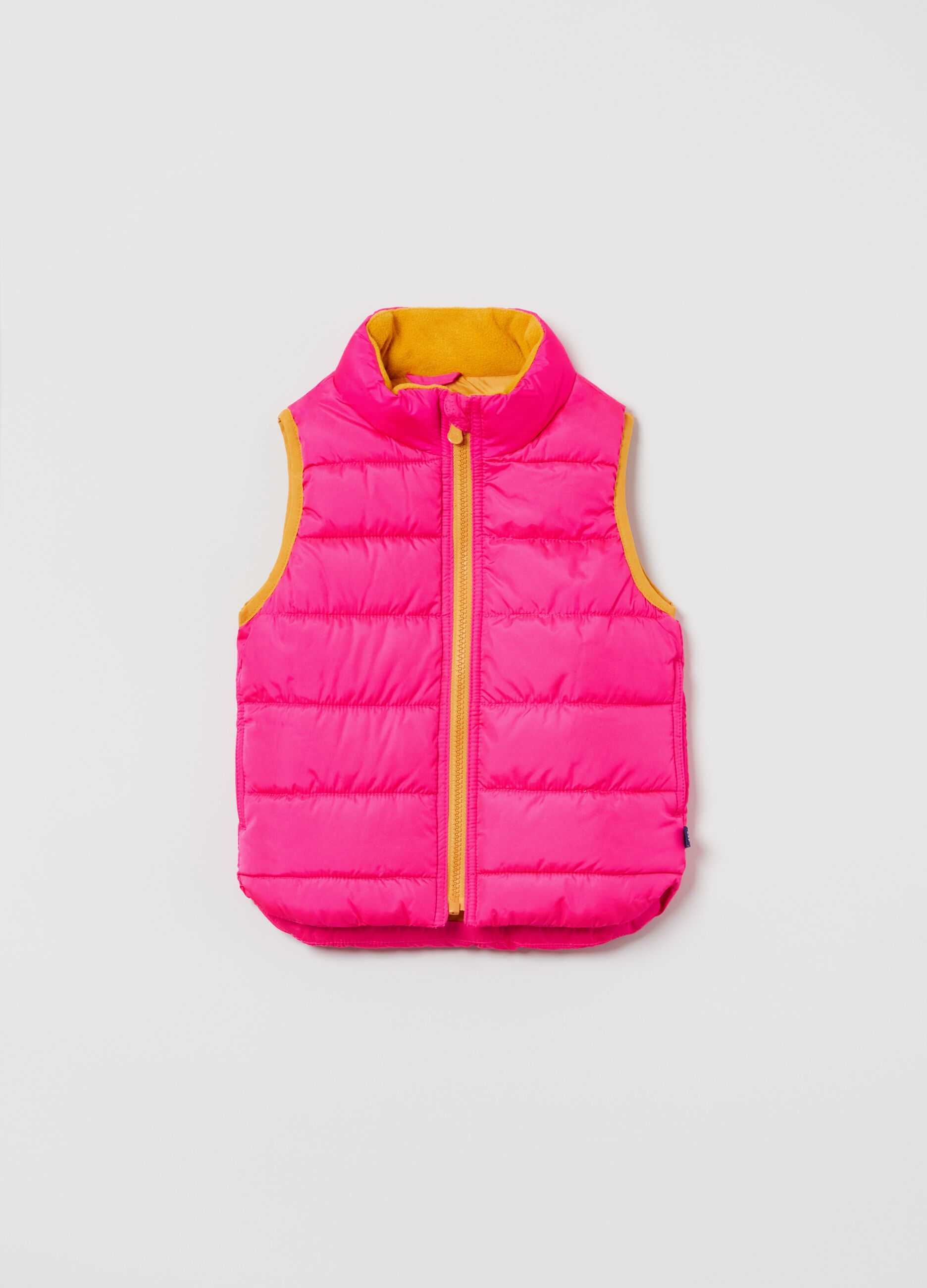 Quilted full-zip gilet