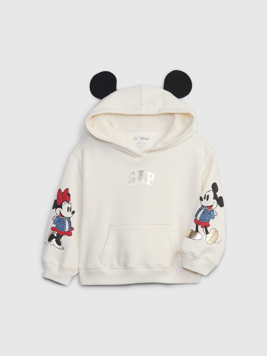 Sweatshirt with hood and Disney Mickey and Minnie Mouse print Newborn Boy_0