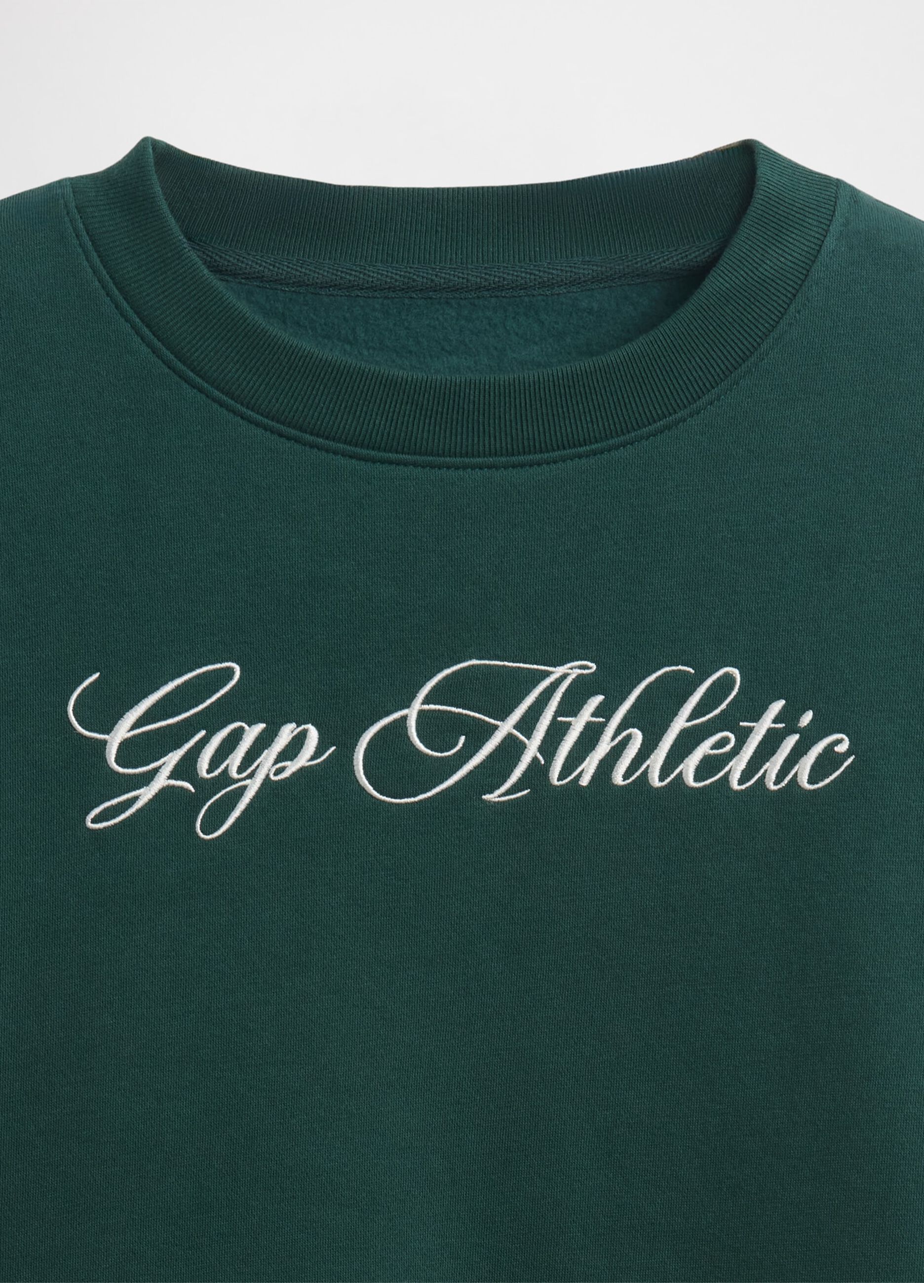 Women's Green Sweatshirt with Print