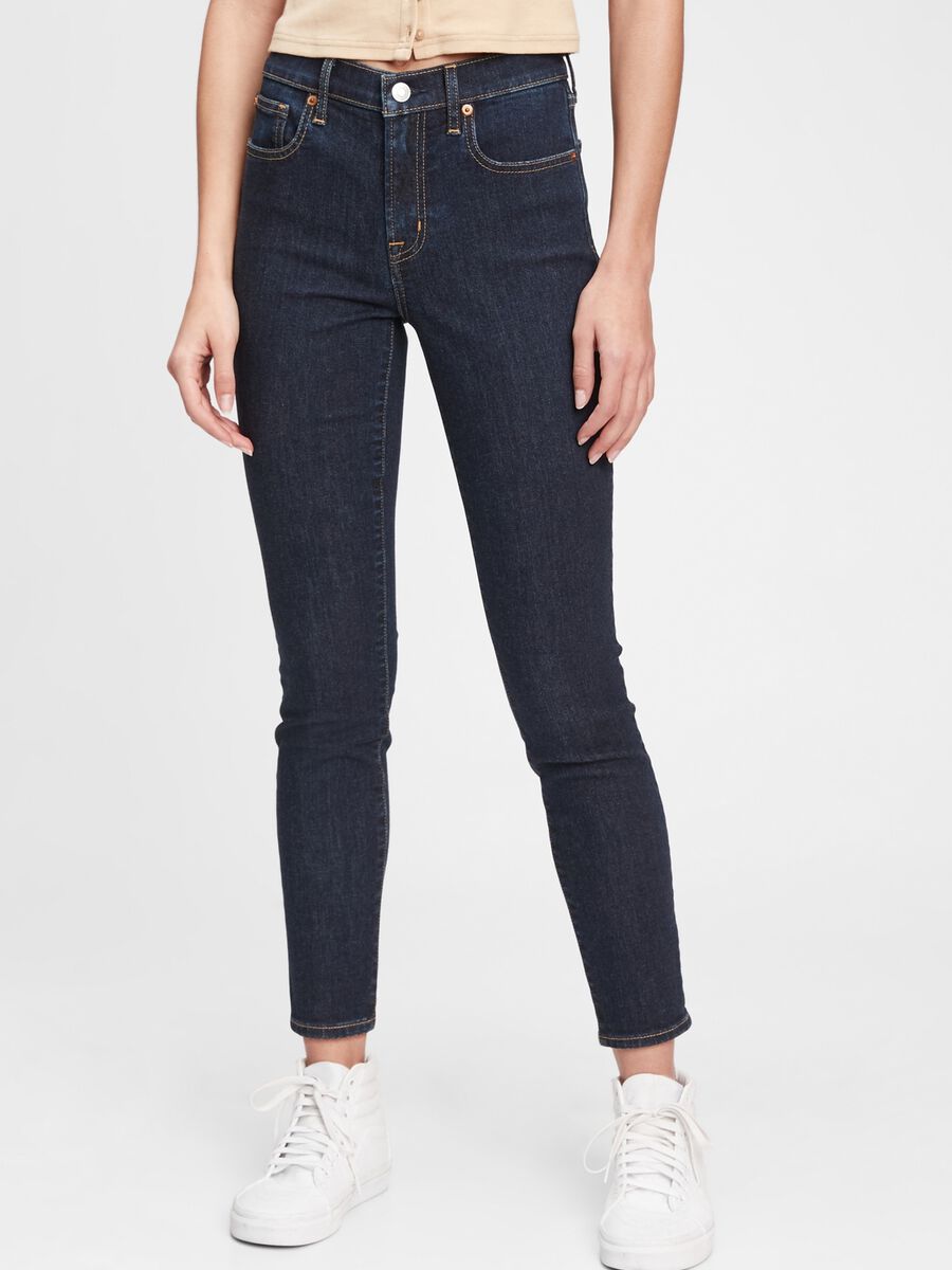 Mid-rise, skinny-fit jeans Woman_2