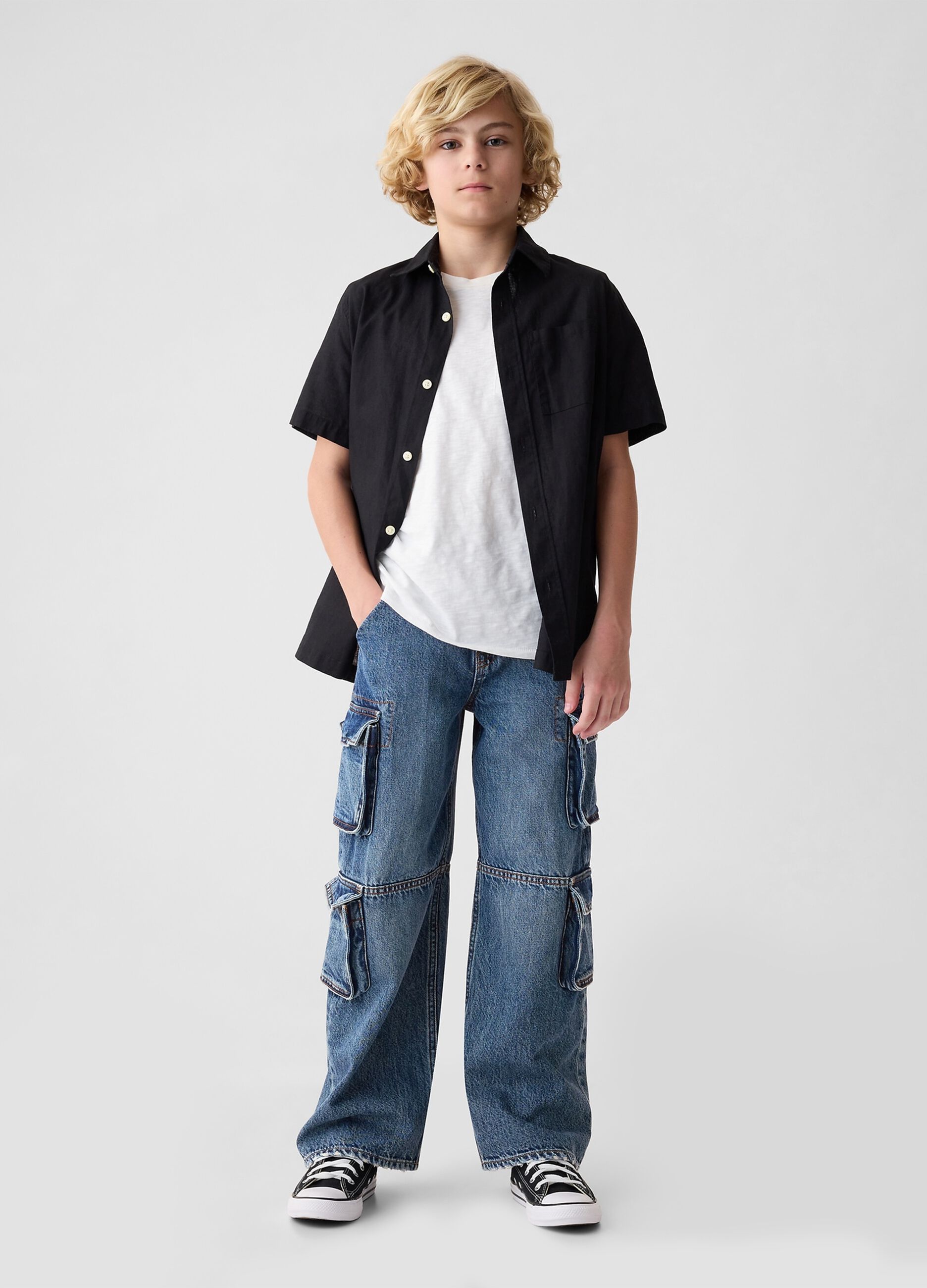 Jeans baggy fit modello tasconato Denim GAP Italia