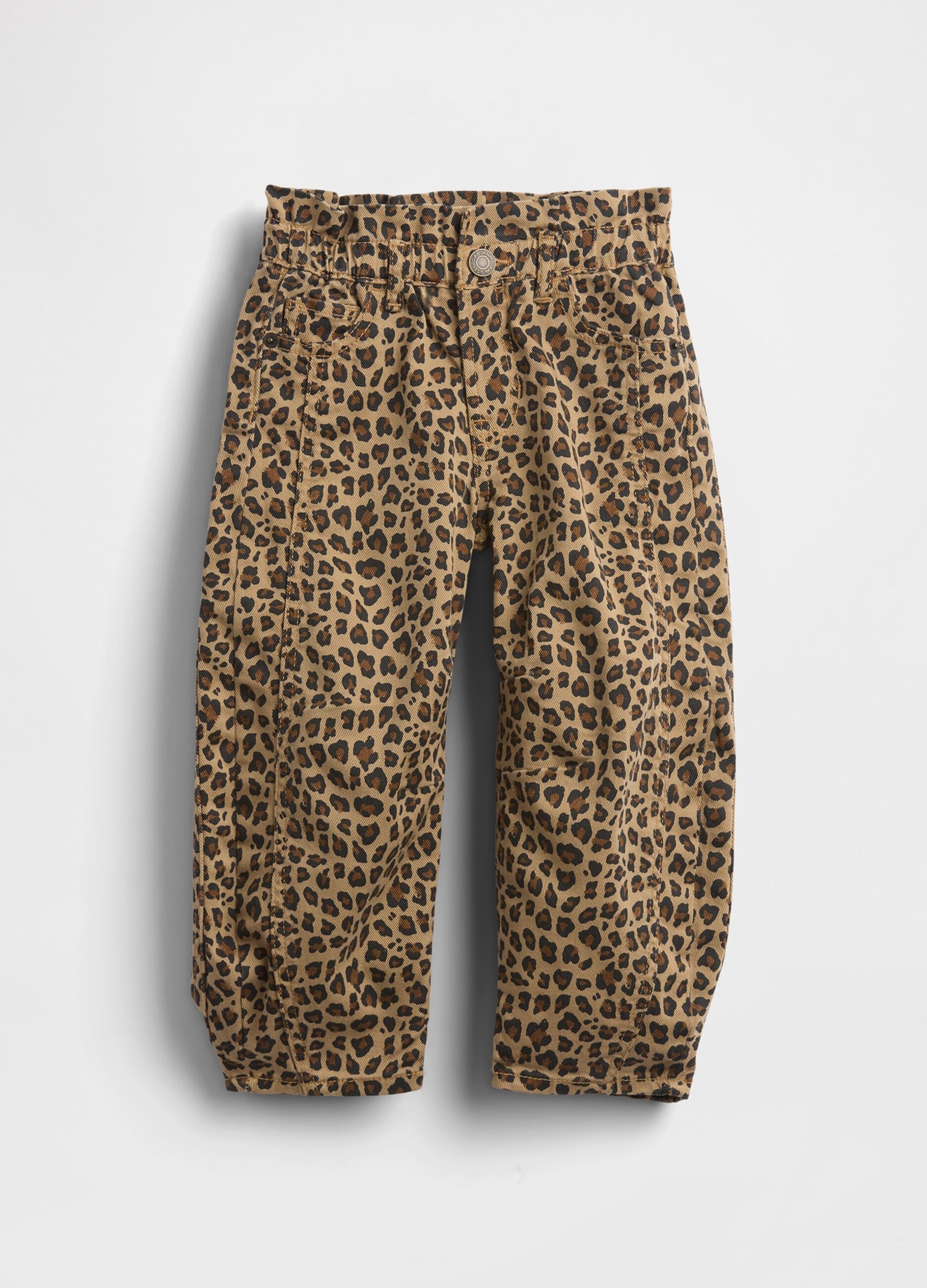 Beige trousers with leopard print_1