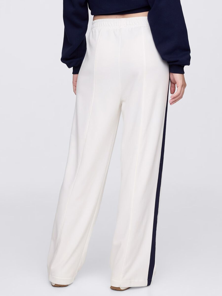 Pantaloni bianchi in misto cotone Gap Donna_2
