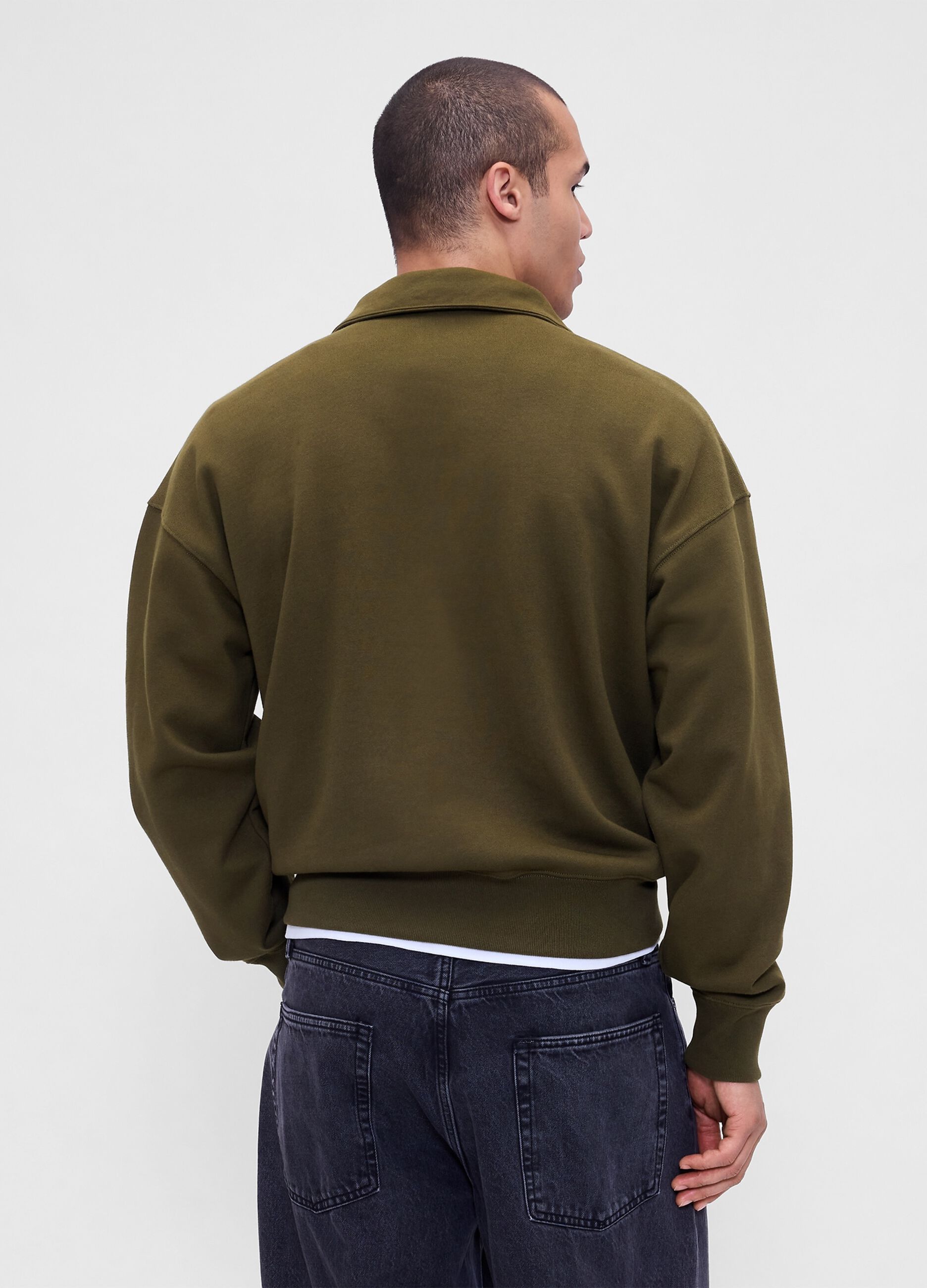 Green Half-Zip Sweatshirt_2