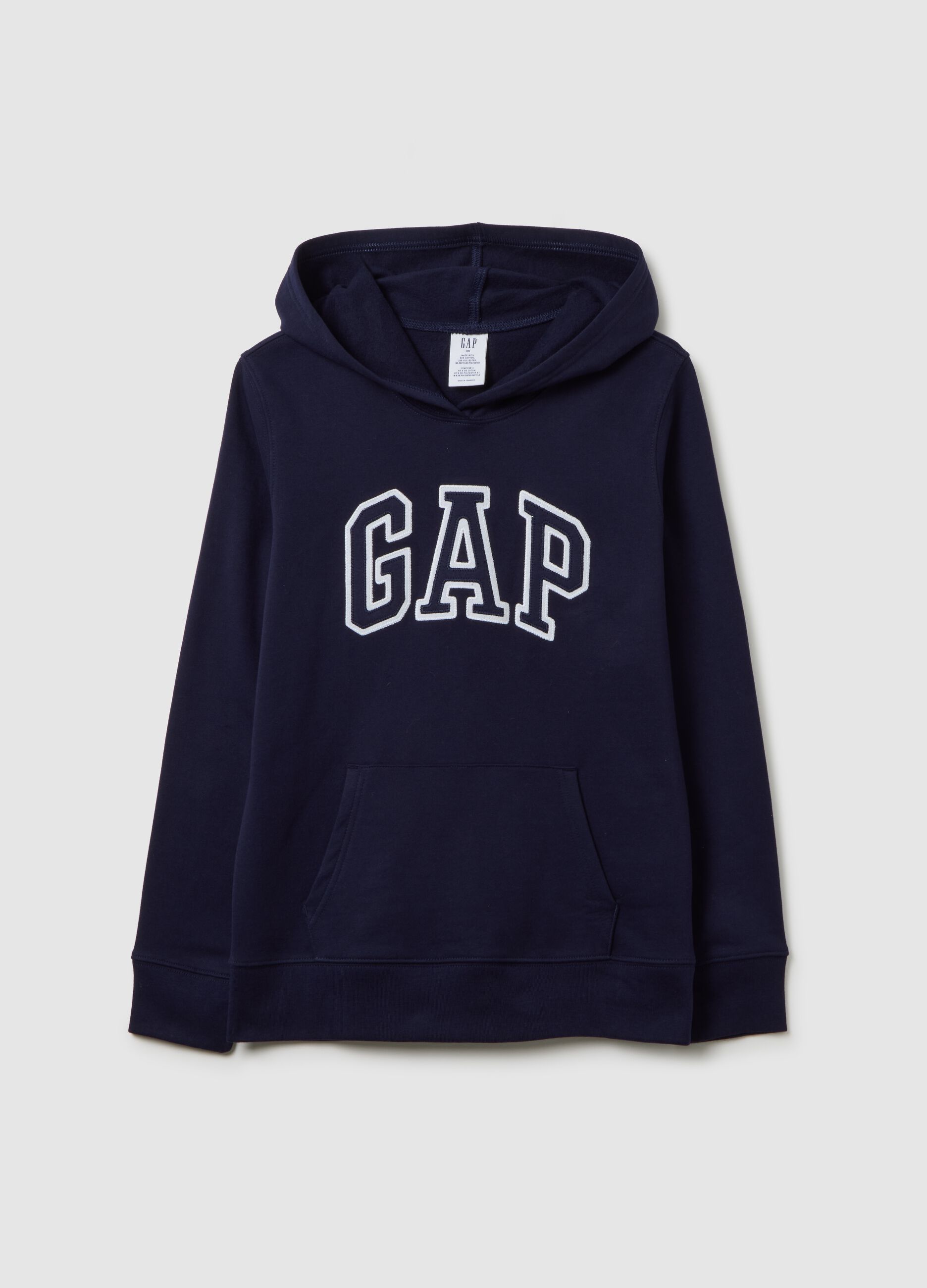Felpa con cappuccio e ricamo logo GAP