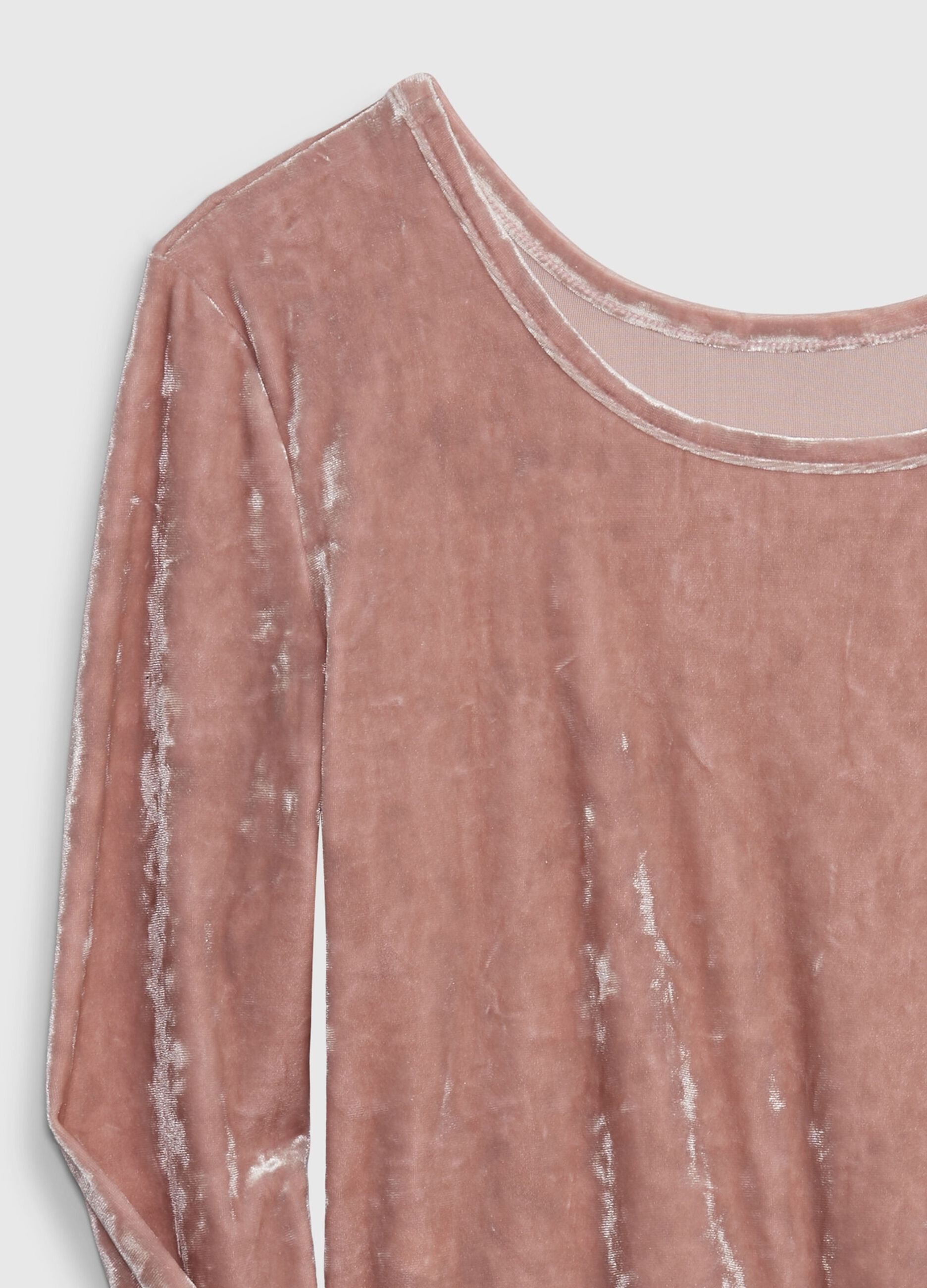 Velvet long-sleeved t-shirt_2