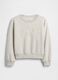 Felpa girocollo in misto cotone con logo GAP_3