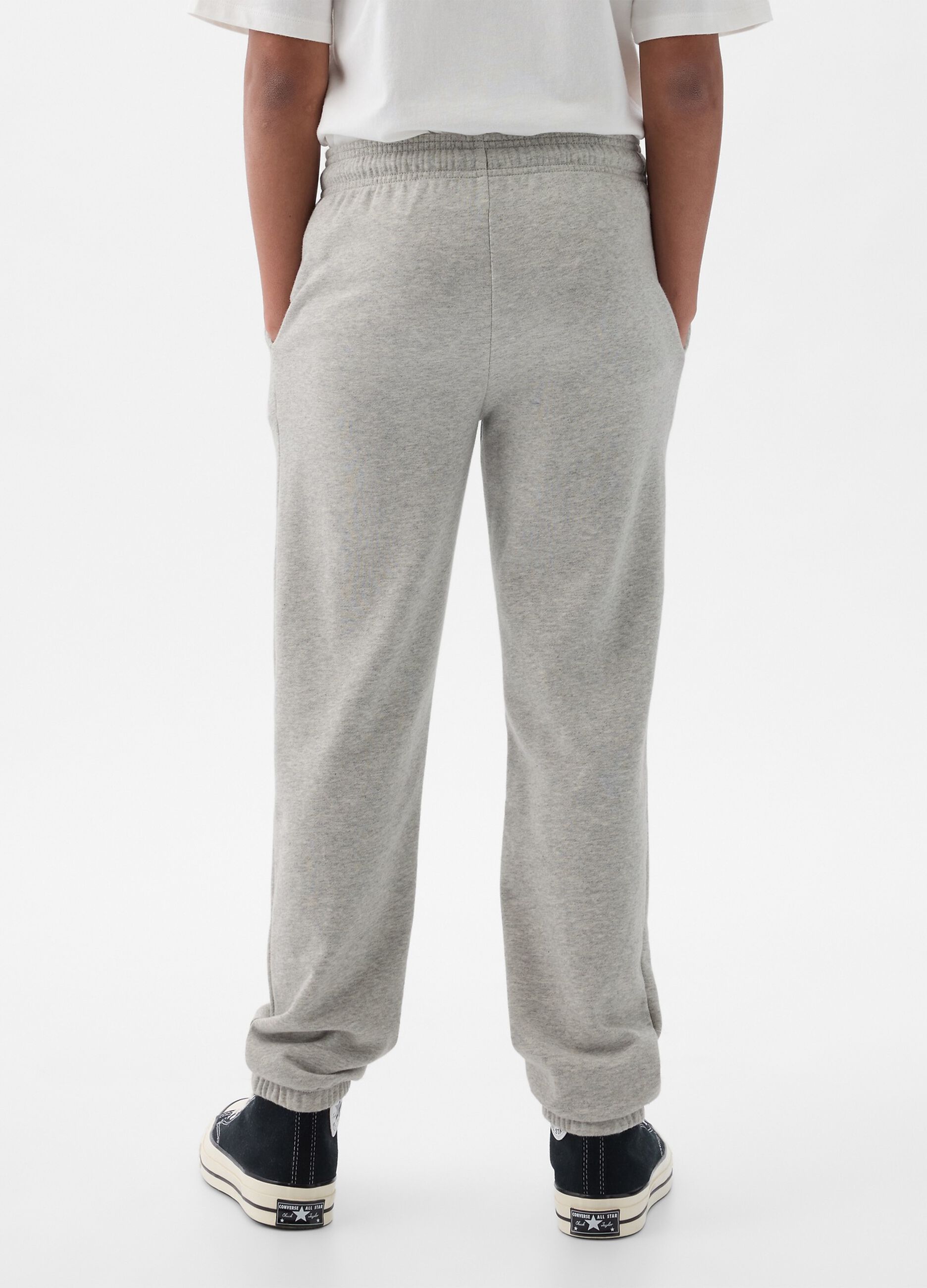 Joggers with drawstring and logo print_2