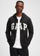 Full-zip in French Terry con cappuccio e logo GAP_0